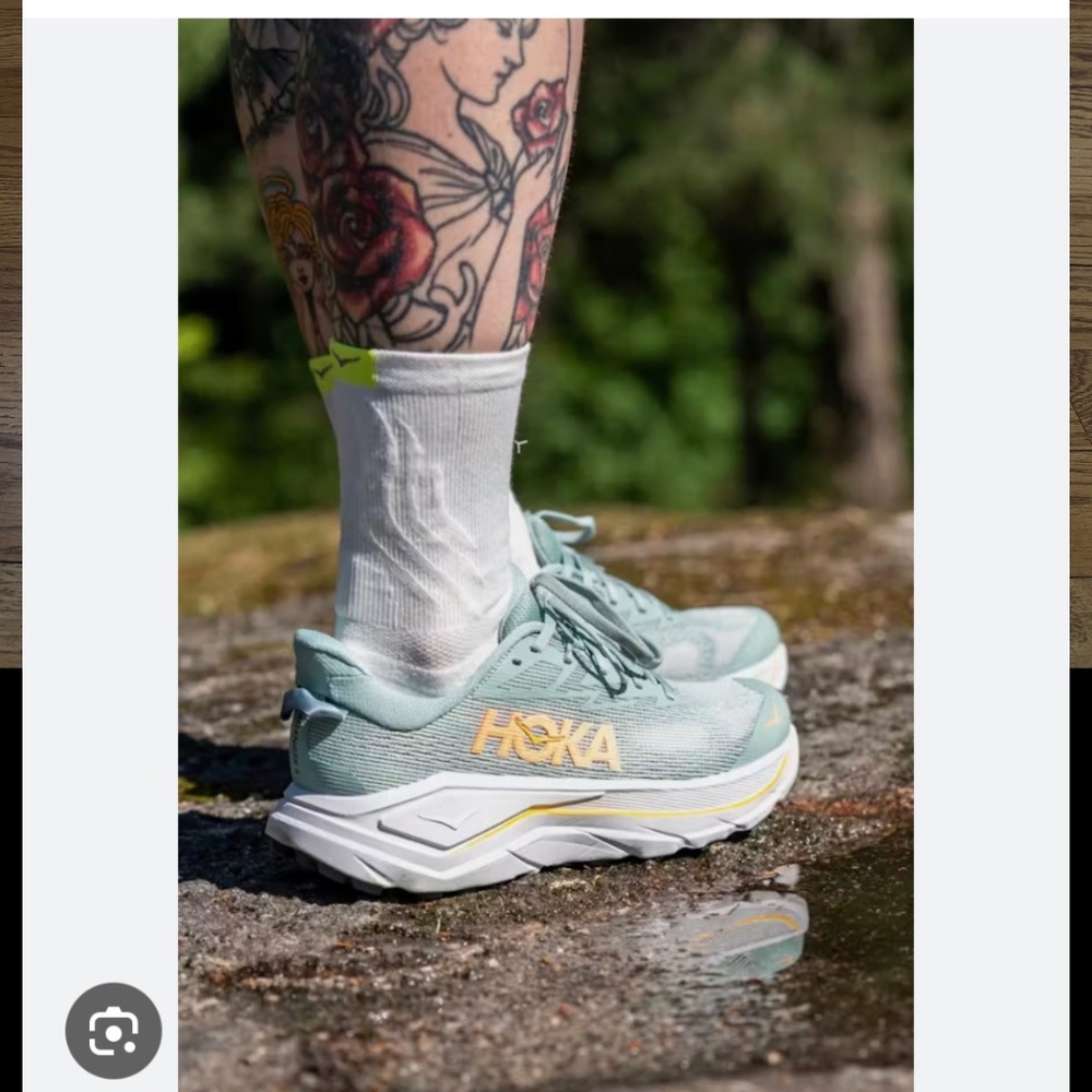 HOKA ONE -CHALLENGER 8 Trail Running Shoes | color Jade/Cosmic Grey - size 8.5